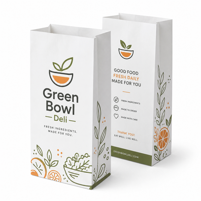 Custom Paper Bags Without Handles