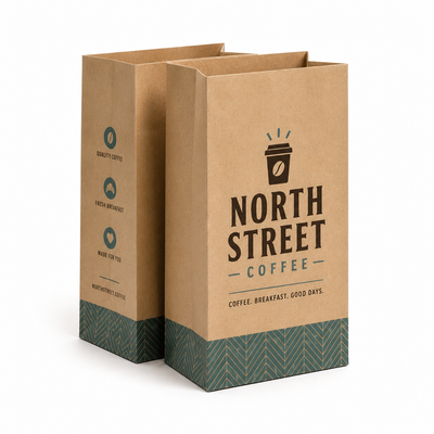 Four-Side Printed Shopping Bag without Handles