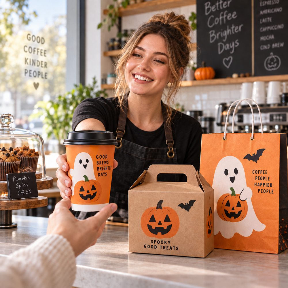 Halloween custom hot cups